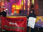 Salford Boycott Israeli Dance Protest at The Lowry